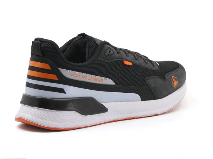 Marco Jamper Merdane 2019 XXL Battal Anorak Spor Ayakkabı Siyah - Füme - Turuncu - 3