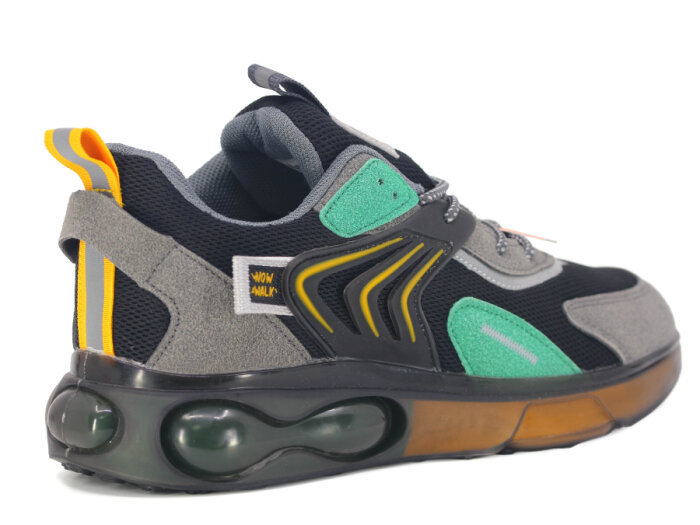 Marco Jamper Merdane 2198 Anorak Spor Ayakkabı Füme - Siyah - Yeşil - Sarı - 3