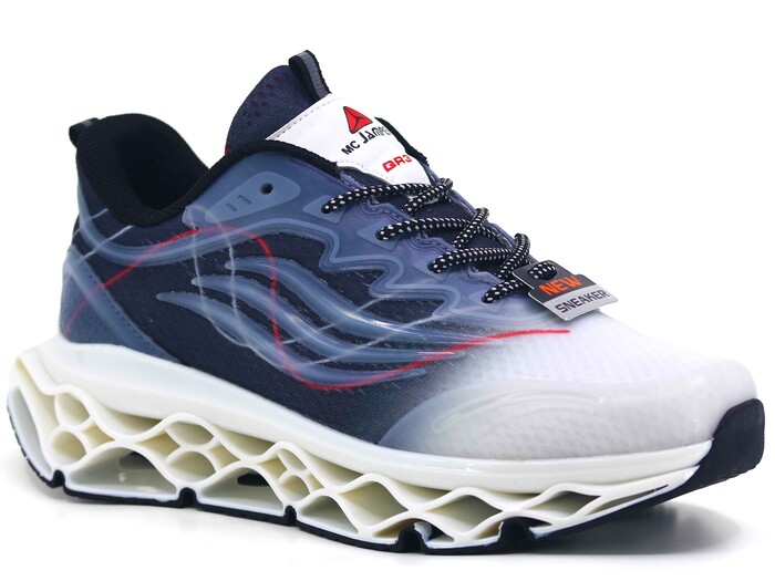 Marco Jamper Merdane 2326 Anorak Spor Ayakkabı Beyaz - Siyah - Kırmızı - Marco Jamper