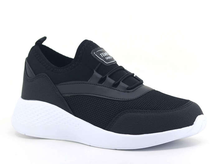 Tempo Zenne 01 Anorak Spor Ayakkabı Siyah - Beyaz - 1