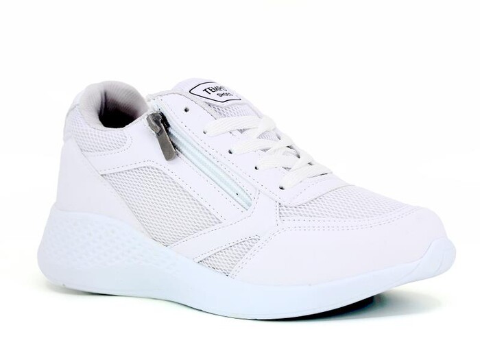Tempo Zenne 04 Anorak Fermuarlı Spor Ayakkabı Beyaz - Tempo