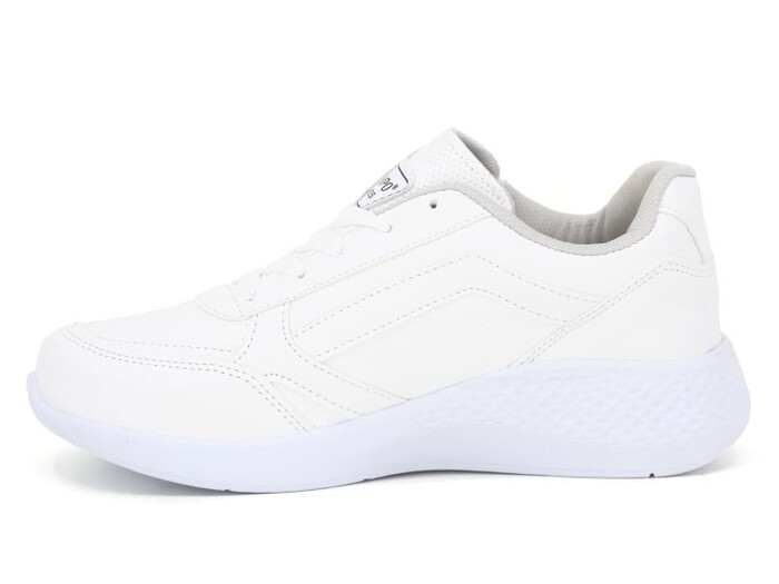 Tempo Zenne 04 Fermuarlı Cilt Spor Ayakkabı Beyaz - Beyaz - Tempo (1)
