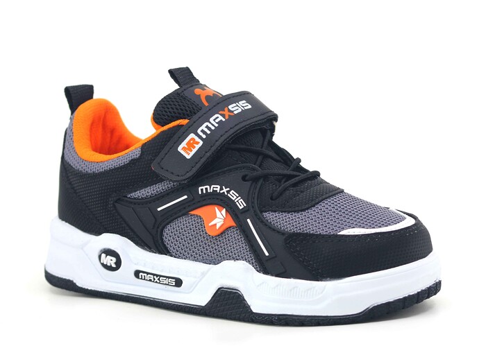 Maxsis Filet 514 Anorak Spor Ayakkabı Füme - Siyah - Turuncu