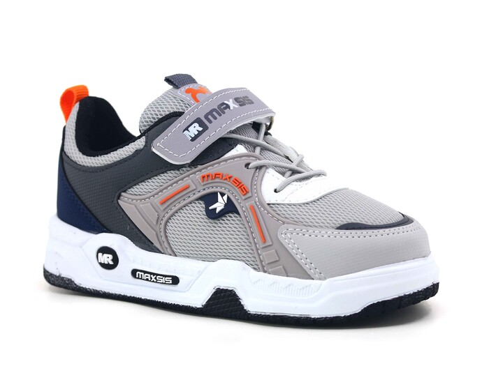 Maxsis Filet 514 Anorak Spor Ayakkabı Taş - Füme - Turuncu - Thumbnail