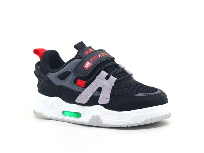 Maxsis Patik 515 Anorak Spor Ayakkabı Siyah - Füme - Kırmızı - Maxsis