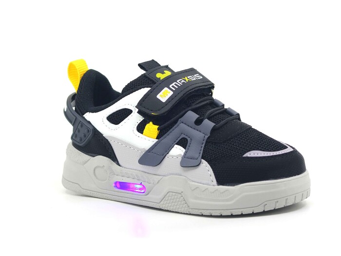 Maxsis Patik 515 Anorak Spor Ayakkabı Siyah - Füme - Sarı - Maxsis