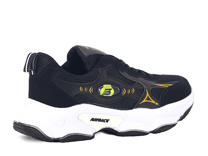 Mayback Garson 129 Anorak Spor Ayakkabı Siyah - Altın - 3