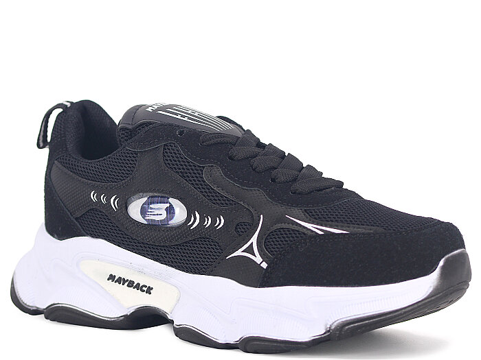 Mayback Garson 129 Anorak Spor Ayakkabı Siyah - Beyaz - 1