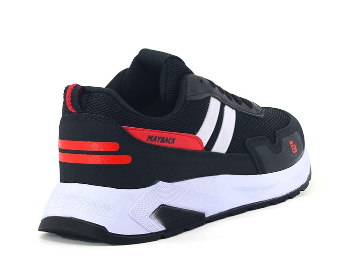 Mayback Merdane 123 Anorak Spor Ayakkabı Siyah - Kırmızı - 3