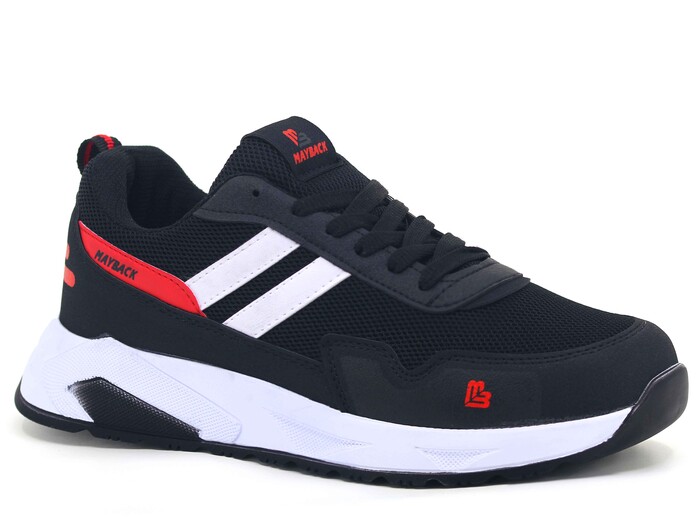 Mayback Merdane 123 Anorak Spor Ayakkabı Siyah - Kırmızı 
