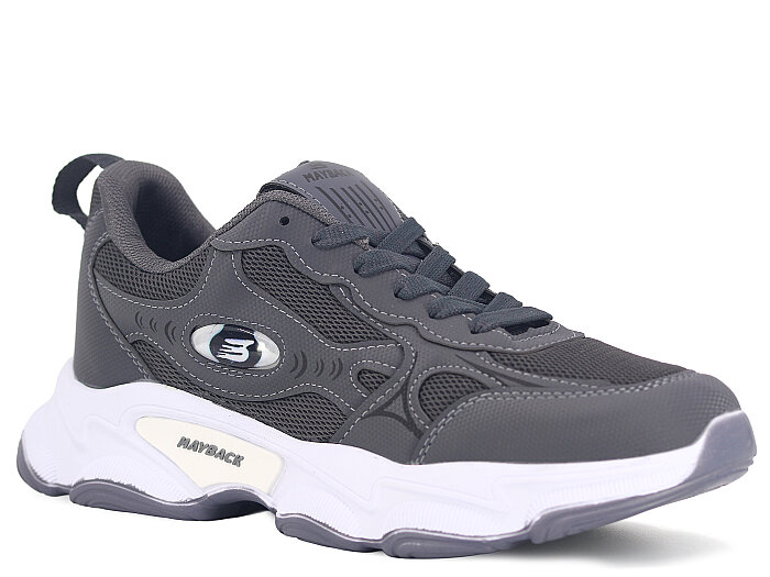 Mayback Merdane 129 Anorak Spor Ayakkabı Füme - Siyah - 1