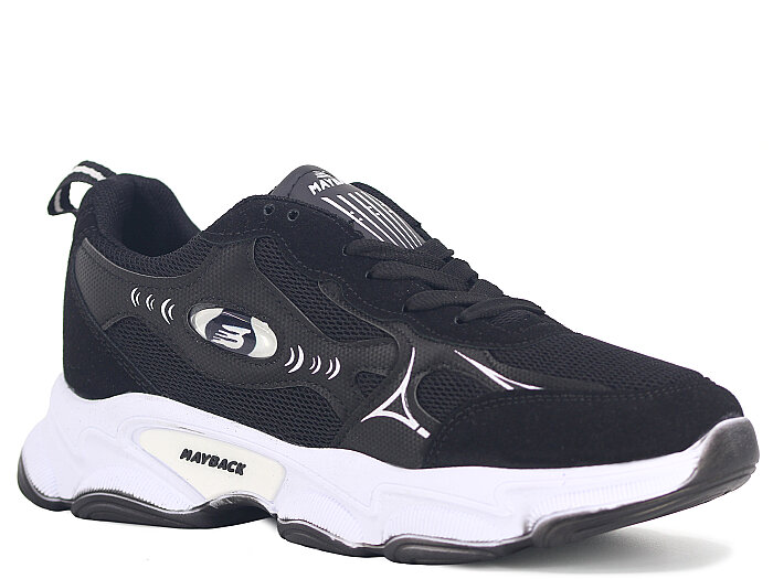 Mayback Merdane 129 Anorak Spor Ayakkabı Siyah - Beyaz - 1