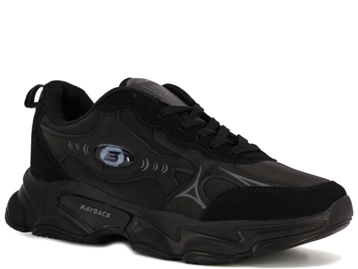 Mayback Merdane 129 Cilt Spor Ayakkabı Siyah - Siyah - Mayback