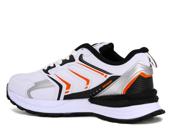 Mayback Merdane 143 Cilt Spor Ayakkabı Beyaz - Siyah - Turuncu - Mayback (1)