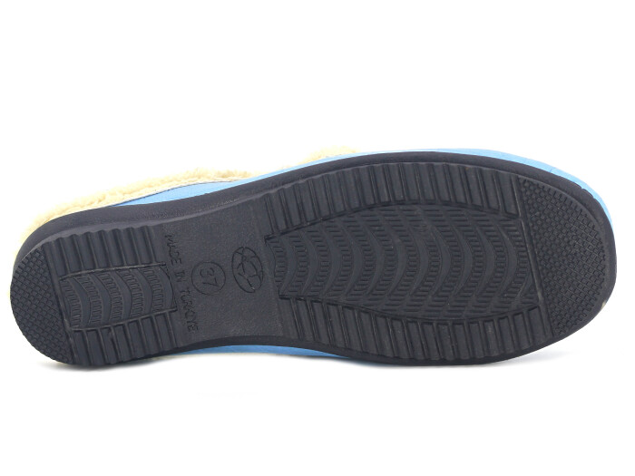 Melodi Zenne UCC Kapalı Ev Terliği Mavi - 3