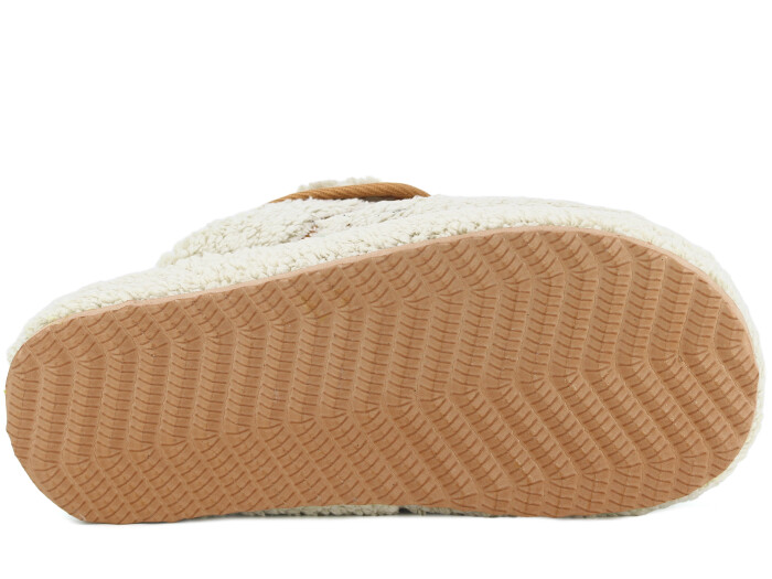 Mert Zenne Home Peluş Ev Terliği Bej - 3