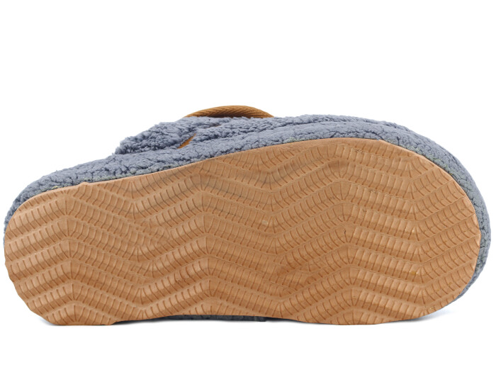 Mert Zenne Home Peluş Ev Terliği Gri - 3