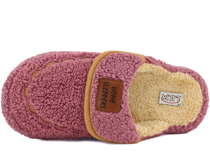 Mert Zenne Home Peluş Ev Terliği Mor - 2