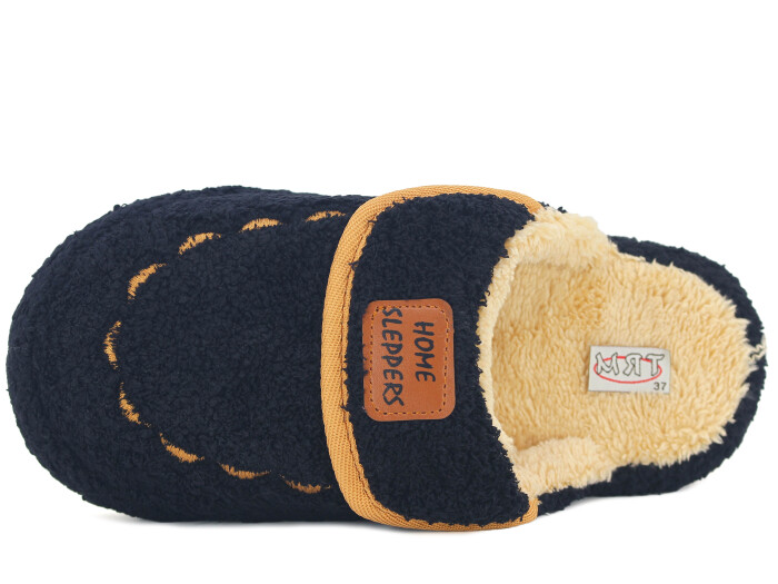 Mert Zenne Home Peluş Ev Terliği Siyah - Mert (1)