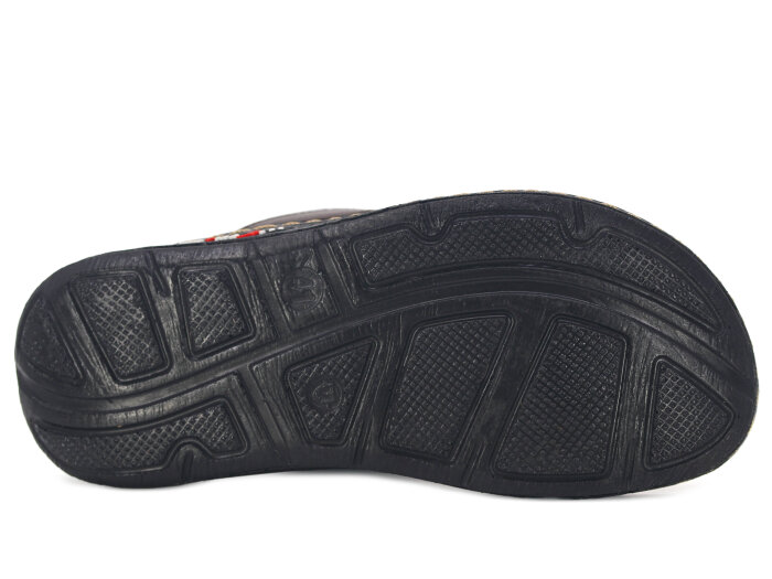 Metmax Merdane 251 Yiğit Monta Kutulu Günlük Terlik Kahve - 3