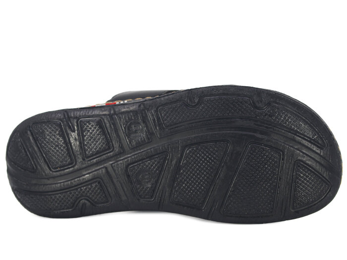 Metmax Merdane 251 Yiğit Monta Kutulu Günlük Terlik Siyah - 3