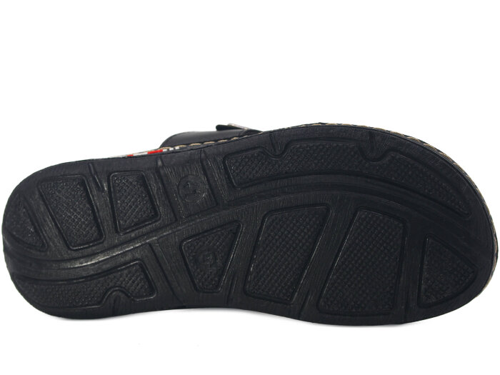 Metmax Merdane 258 Yiğit Monta Çapraz Tokalı Kutulu Günlük Terlik Siyah - 3