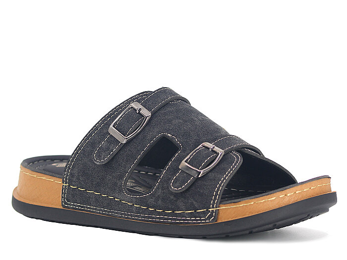 Metmax Merdane 303 Deluxe Kutulu Günlük Terlik Siyah - Metmax