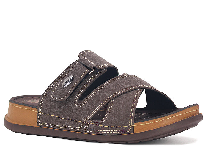 Metmax Merdane 304 Deluxe Kutulu Günlük Terlik Kahve - Metmax