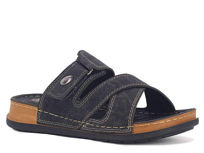 Metmax Merdane 304 Deluxe Kutulu Günlük Terlik Siyah - 1