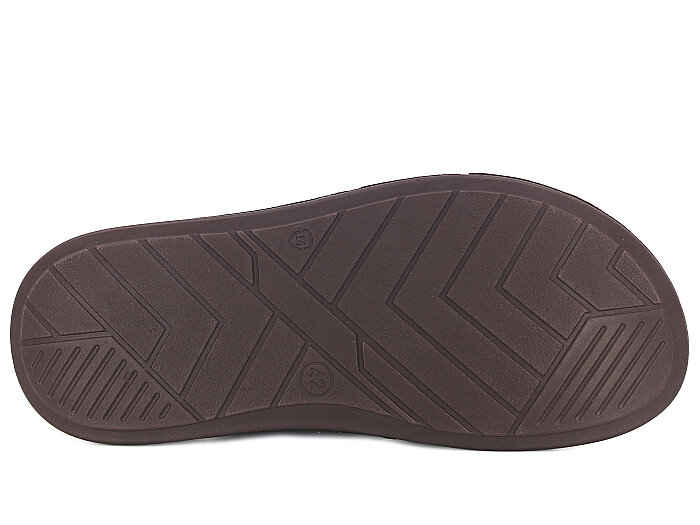 Metmax Merdane 306 Deluxe Çapraz Kutulu Günlük Terlik Kahve - 3