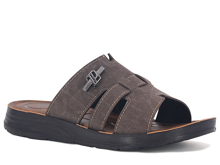 Metmax Merdane 412 Barlas Pedli Poşetli Günlük Terlik Kahve - 1