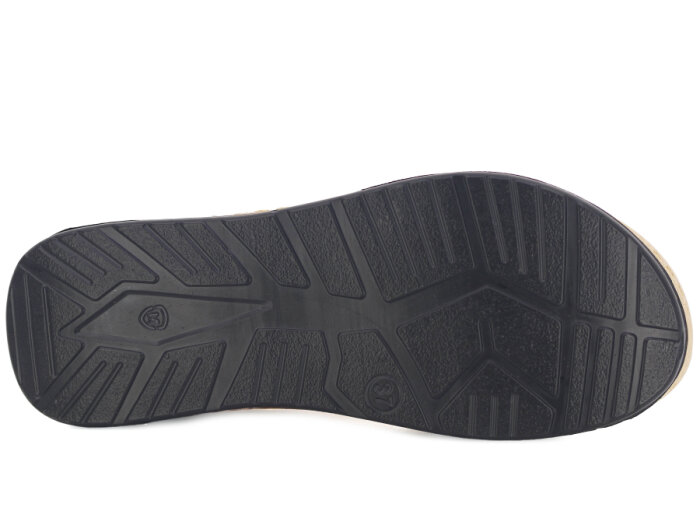 Metmax Zenne 1101 Elmas Çapraz Günlük Terlik Krem - 3