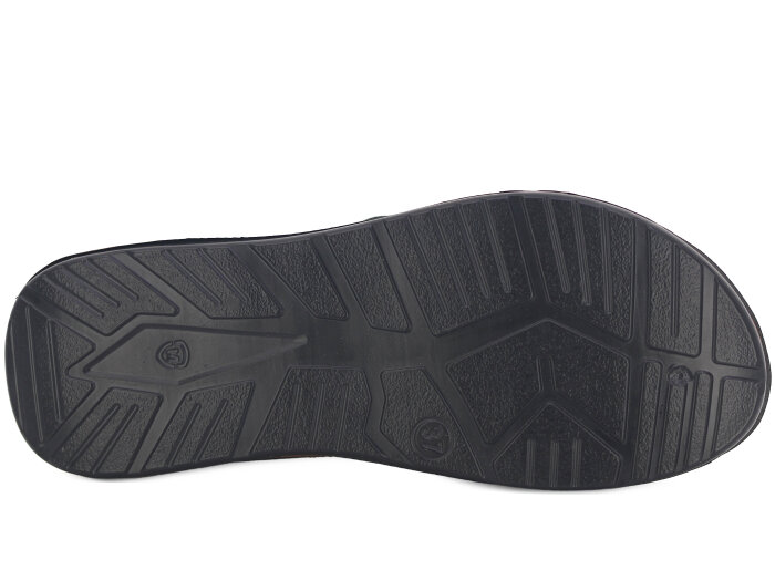 Metmax Zenne 1103 Elmas Çapraz Tek Toka Günlük Terlik Siyah - 3