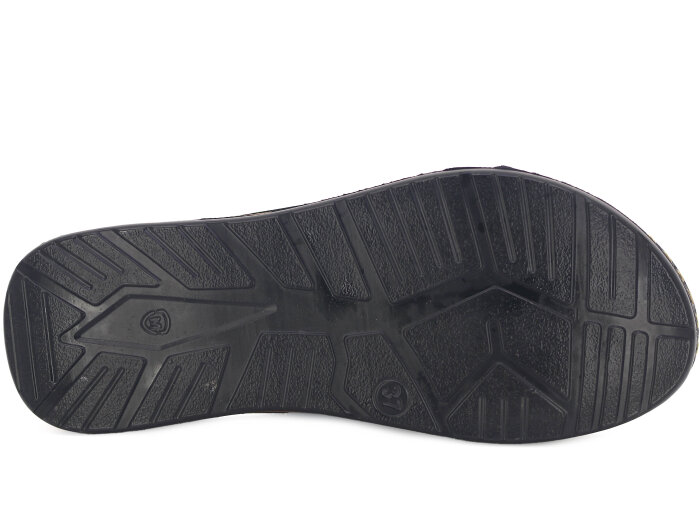 Metmax Zenne 1104 Elmas Çift Toka Günlük Terlik Siyah - 3