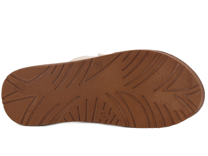 Metmax Zenne 1157 Berfu Pedli Günlük Terlik Bej - 3