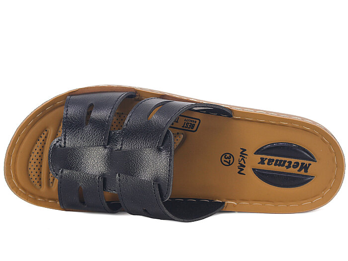 Metmax Zenne 1507 Nisan Günlük Terlik Siyah - Metmax (1)