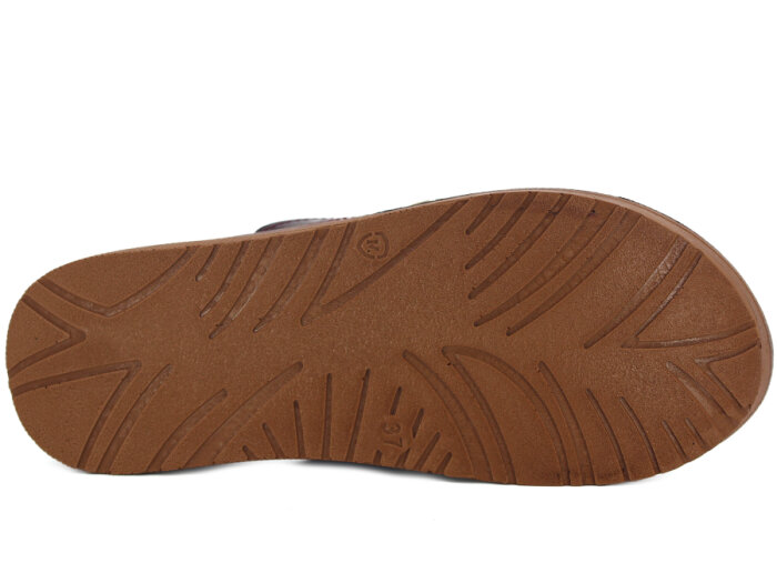 Metmax Zenne 1910 Berfu Çapraz Tek Toka Pedli Günlük Terlik Bordo - 3