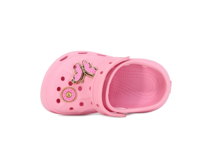 Mimu Bebe 206 Taşlı Cross Terlik Pudra - 2