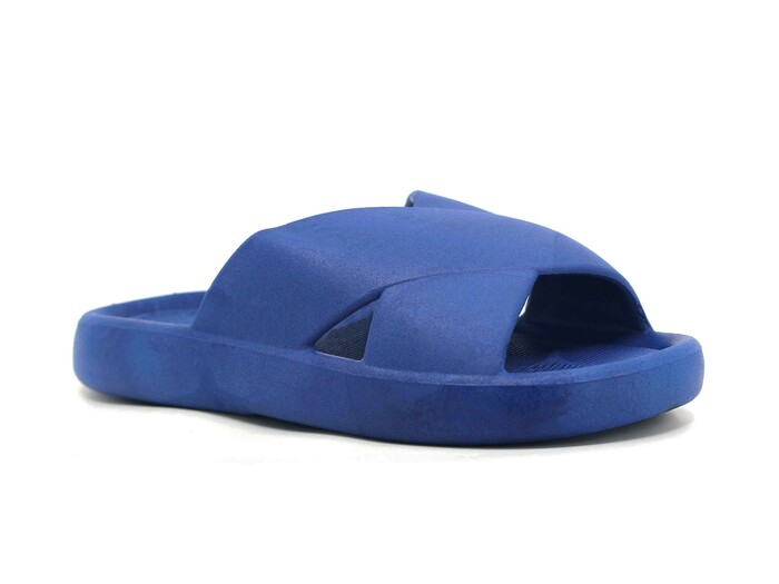 Mimu Garson 1109 Çapraz Light PVC Kaydırmaz Terlik Lacivert - Mimu