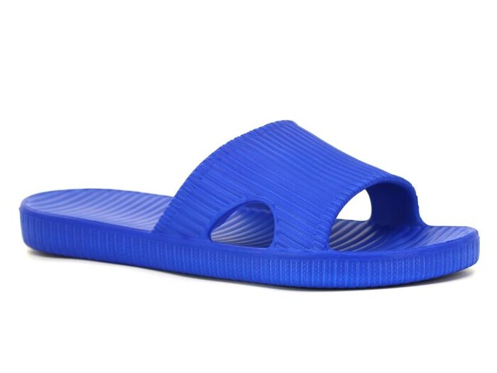 Mimu Merdane 4128 Büzgülü Eva Terlik Koyu Mavi - Mimu