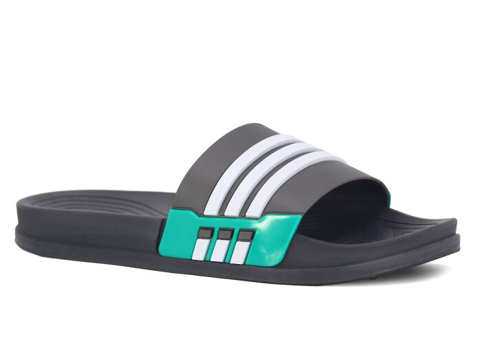 Miray Merdane 502 Bantlı Lux Eva Terlik Gri - Beyaz - Yeşil - 1