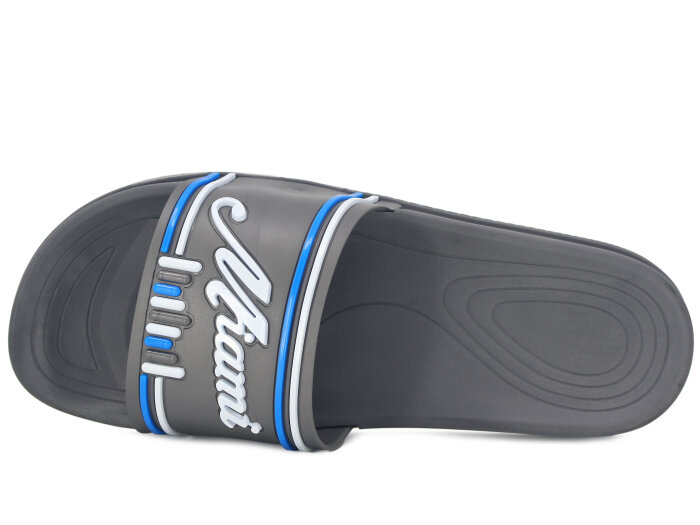 Miray Merdane 503 Miami Lux Eva Terlik Gri - Beyaz - Mavi - 2