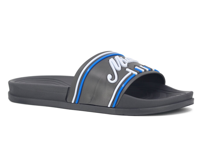 Miray Merdane 503 Miami Lux Eva Terlik Gri - Beyaz - Mavi - 1