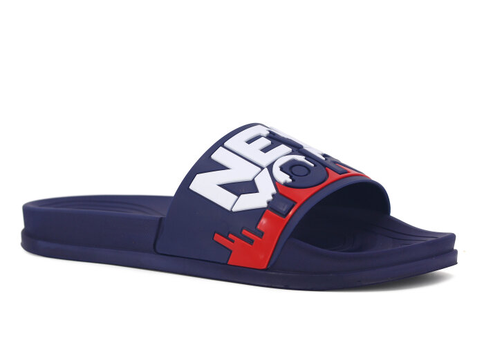 Miray Merdane 504 New York Lux Eva Terlik Lacivert - Beyaz - Kırmızı - 1