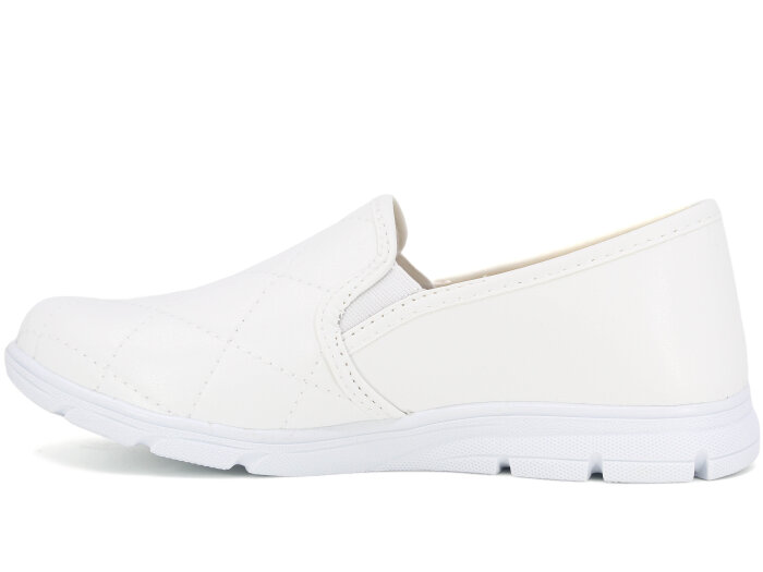 Mısra Zenne Nakışlı Spor Babet Ayakkabı Beyaz - 2