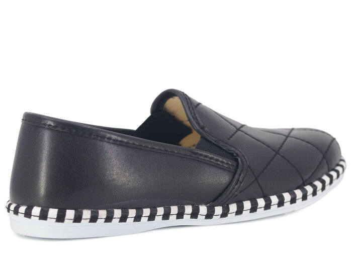 Mısra Zenne Nakışlı Spor Babet Ayakkabı Siyah - 3