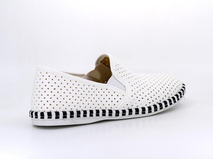 Mısra Zenne Şeritli Zımbalı Vns Spor Babet Ayakkabı Beyaz