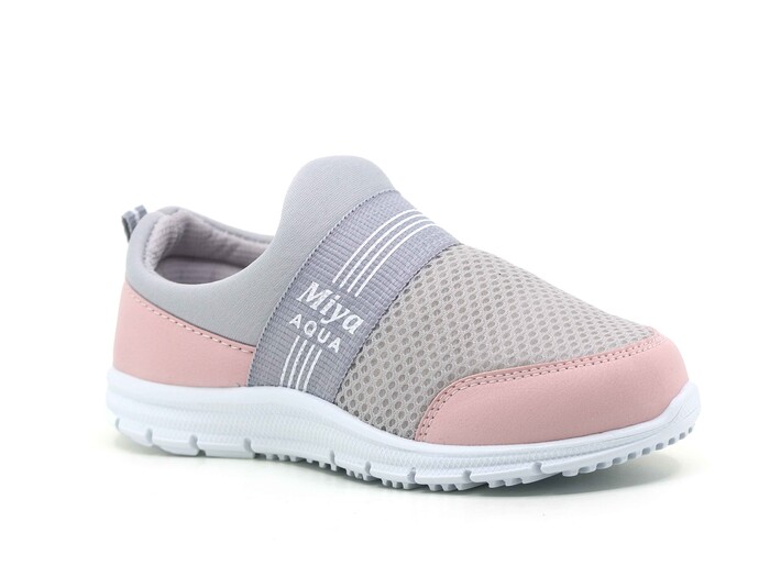Miya Filet Aqua Spor Ayakkabı Gri - Pudra