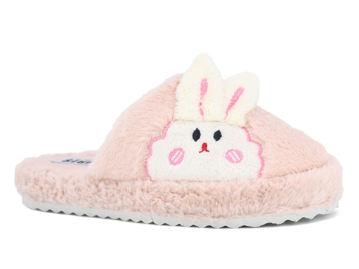 Auris Zenne MY Tavşan Kapalı Ev Terliği Pudra - 1