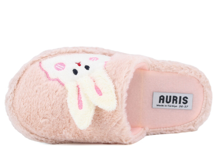 Auris Zenne MY Tavşan Kapalı Ev Terliği Pudra - Auris (1)